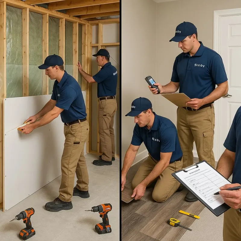 Repairs and Reconstruction process in Youngstown, NY